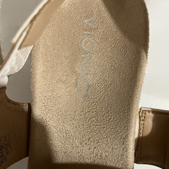 Vionic Snake Print Adjustable Wedge Kenya In Beige Size 9.5 - Picture 7 of 8